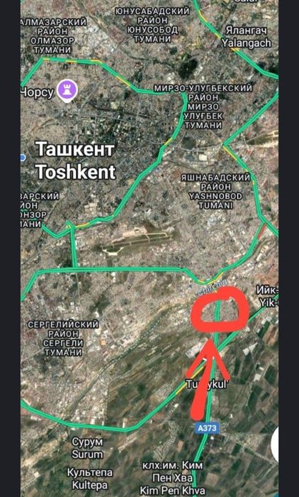 Bektemir Tumani da yer uchaska. Sotixi 13000$ dan. Dan Posti oldida