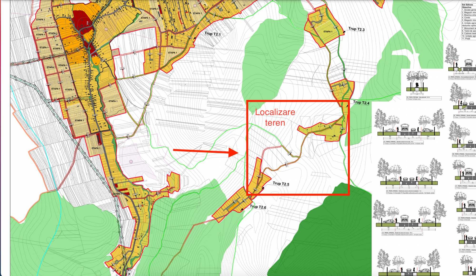 Teren Intravilan cu certificat urbanism Salicea - Panorama superba!