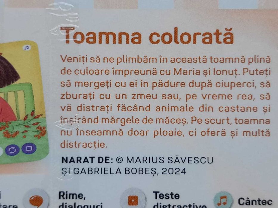 Carte Raspundel Istetel - Toamna (noua, sigilata)