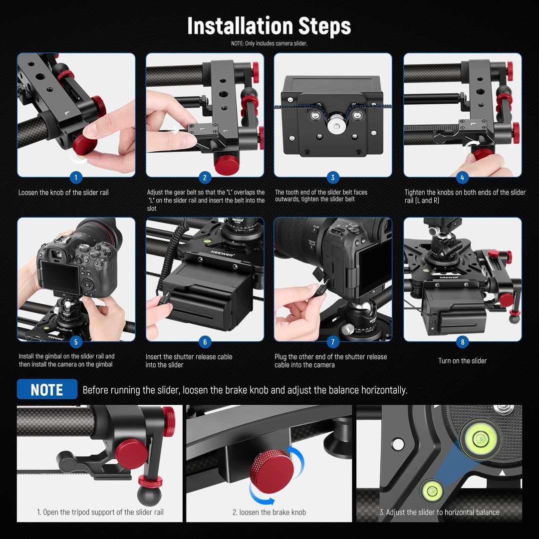 Camera slider | Слайдер | Motorized camera slider | GVM | Godox