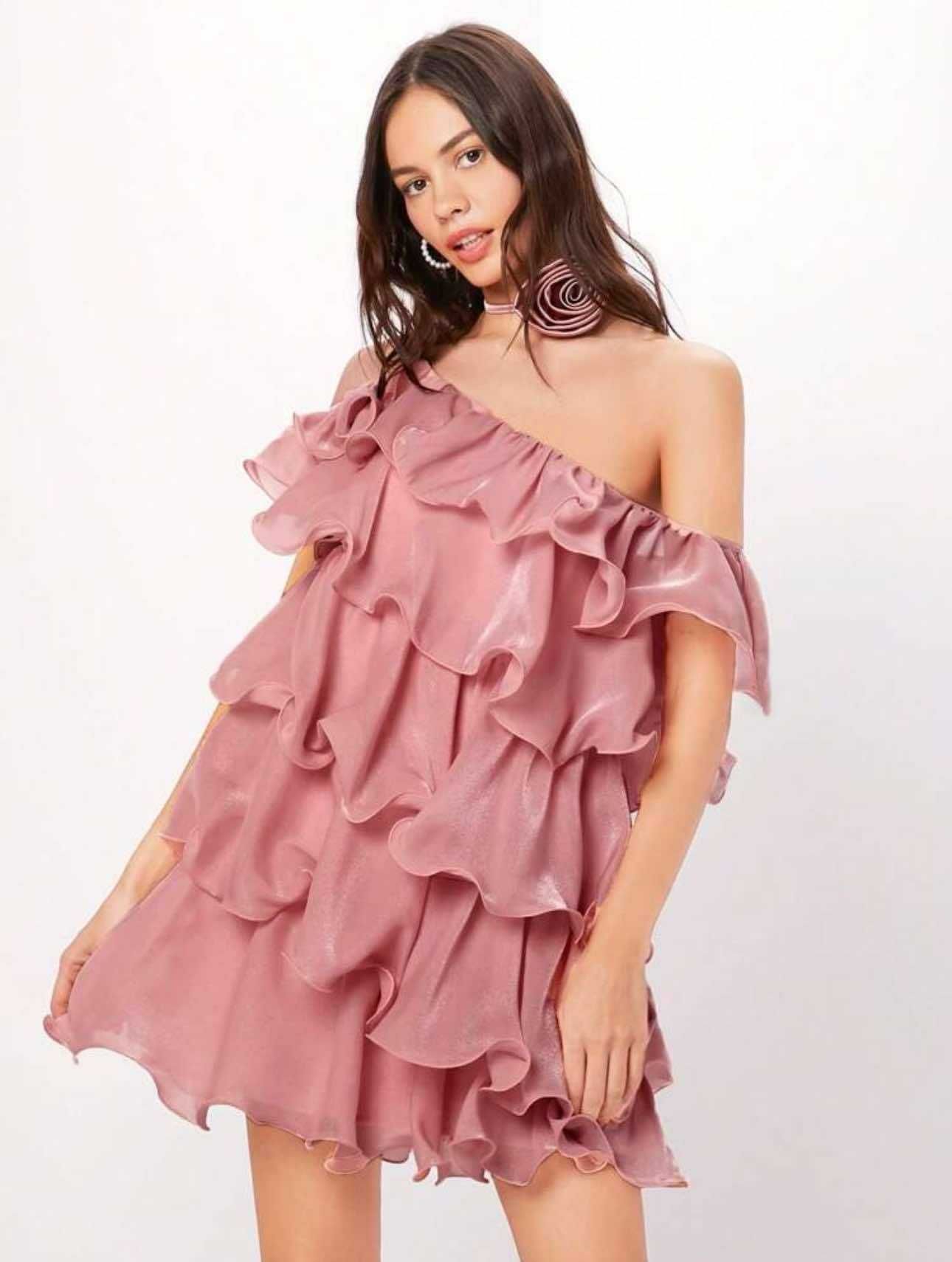 Розова рокля от Shein