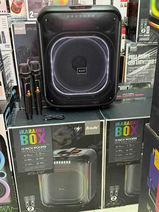 Boxa portabila Bluethooth MP3 USB FM BRODU BTS-2187 45W