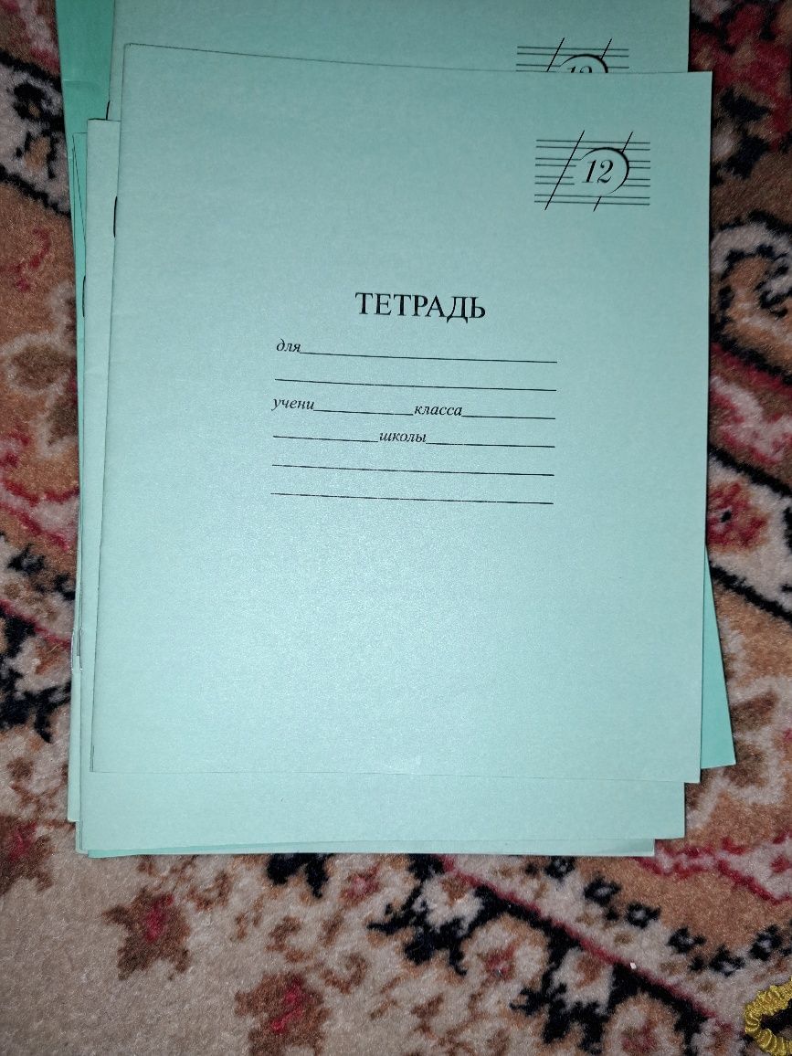 Тетради в тонкую линейку 10 шт