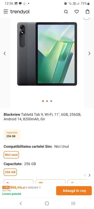 Vând tabletă de ultimă generație nou la cutie.