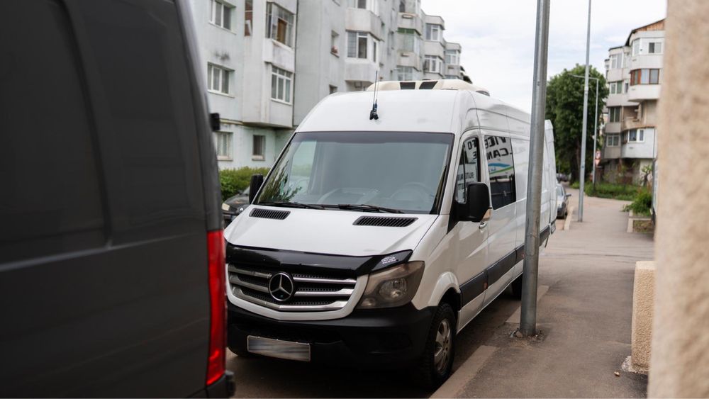 Vand Mercedes Sprinter 319 XXL 6+1 locuri autoutilitara AC+izolata