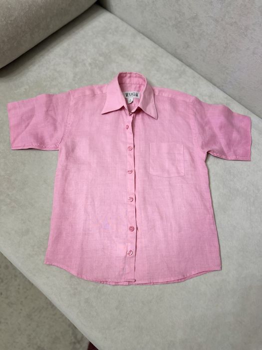 Детская рубашка 100 % лён