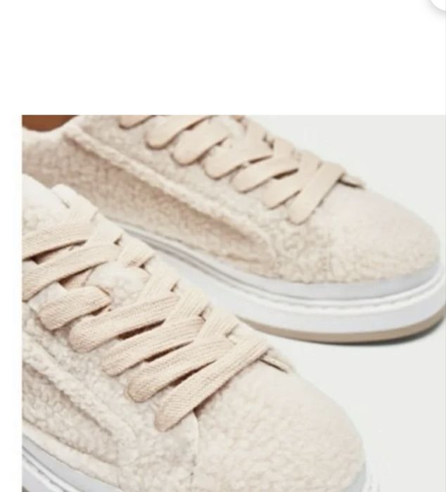 ZARA кроссовки - тедди женские