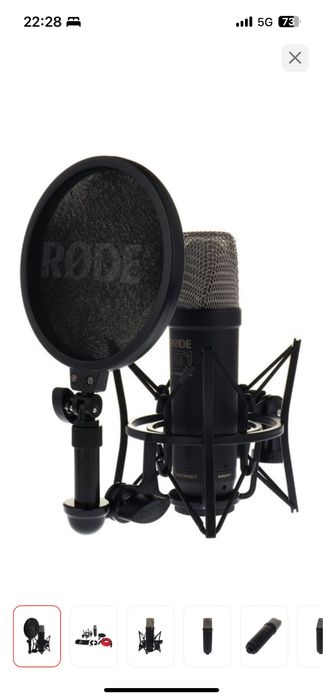 Микрофон Rode NT1 5th Generation черный.