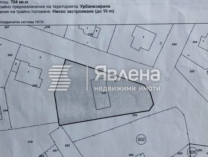Слънчев ъглов парцел на улица и номер!