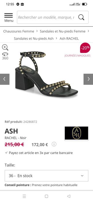 Sandale Ash                         .