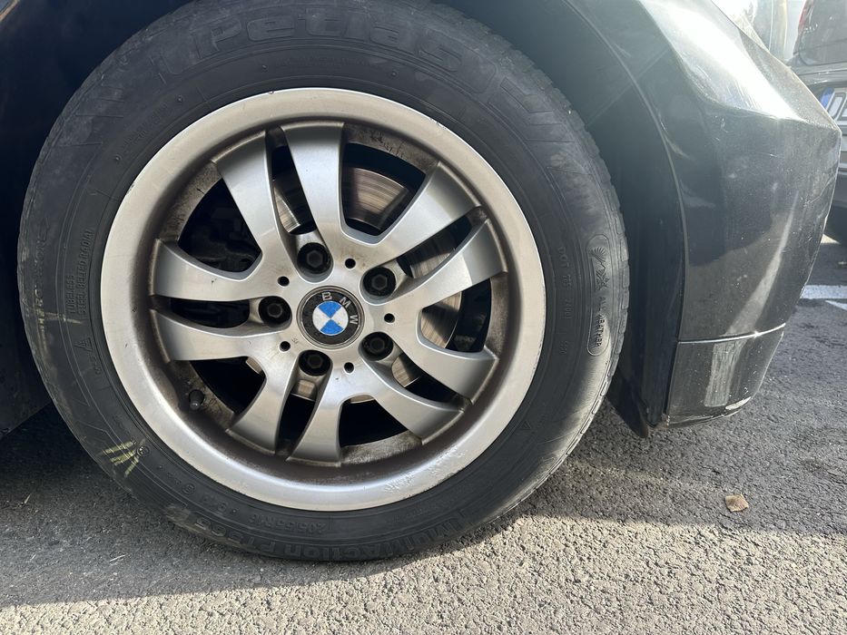 Jante BMW seria 3 E90 205 55 16 + Cauciucuri iarna