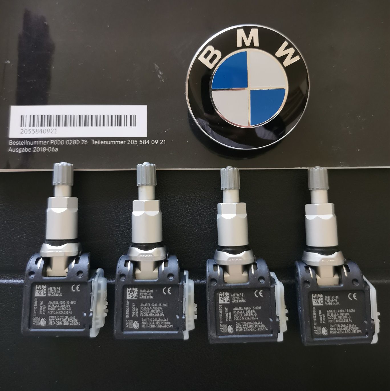 Senzori presiune roti jante BMW seria G11 G12 G30 G20 G05 G06 G01 G02