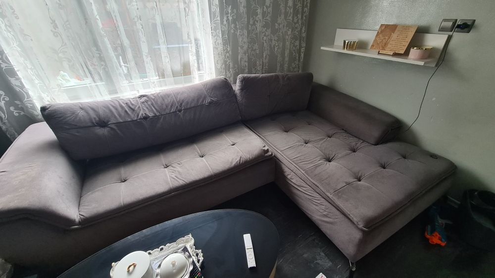 Ъглов диван +секция