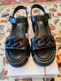 Sandale fete negre