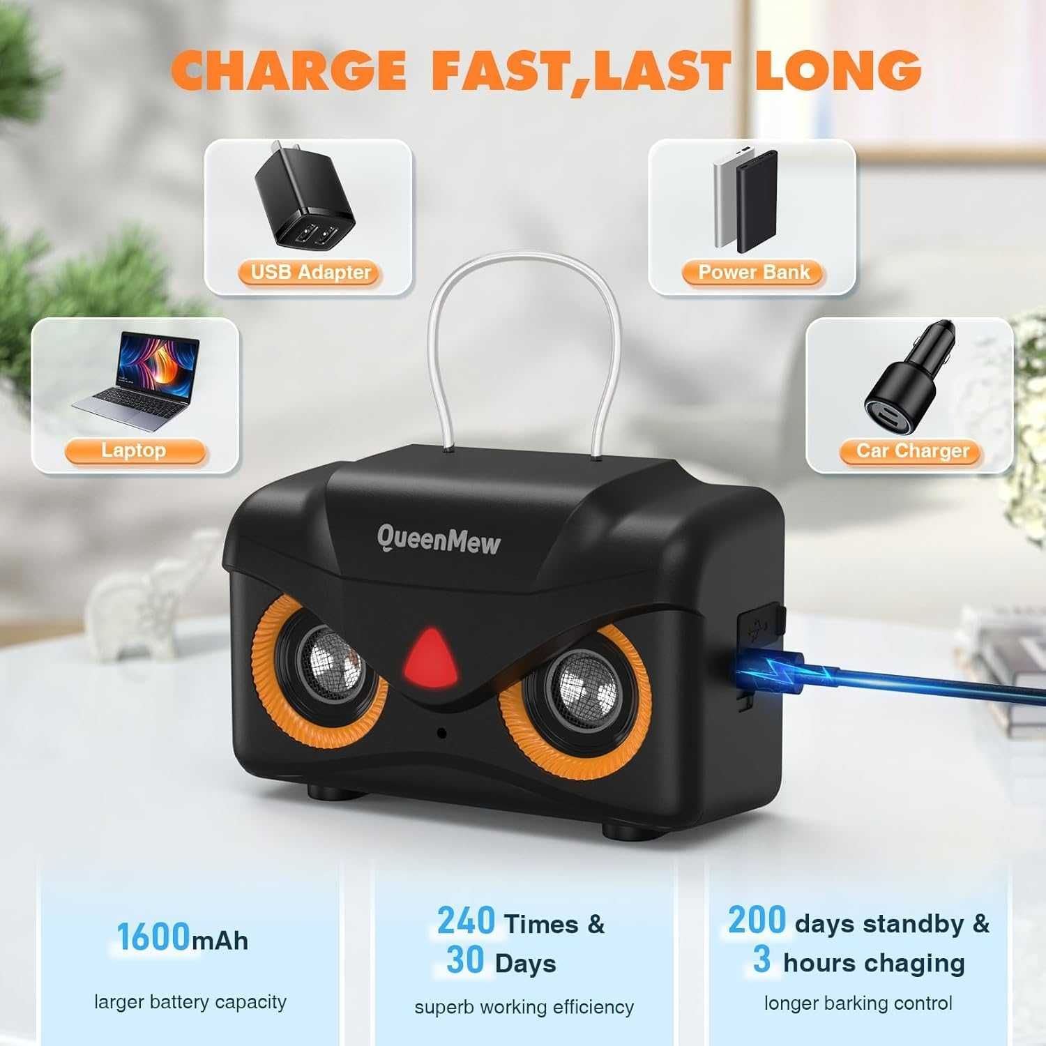 Bubbacare устройство против лай за кучета, обхват 15 м