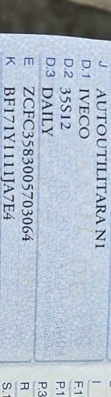 Vand Iveco Daily 2.3 autoutilitara N1