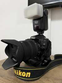 Nikon D90 defect + obiectiv + accesorii