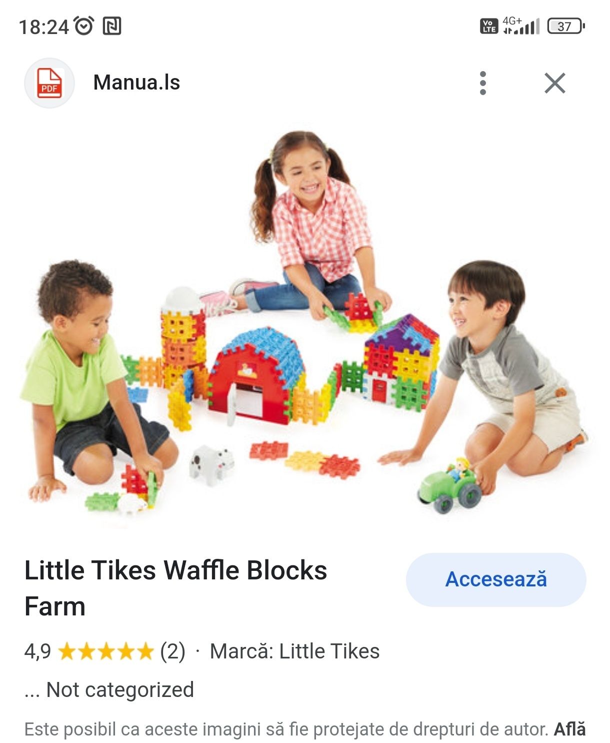 Little Tikes set de construit -Ferma