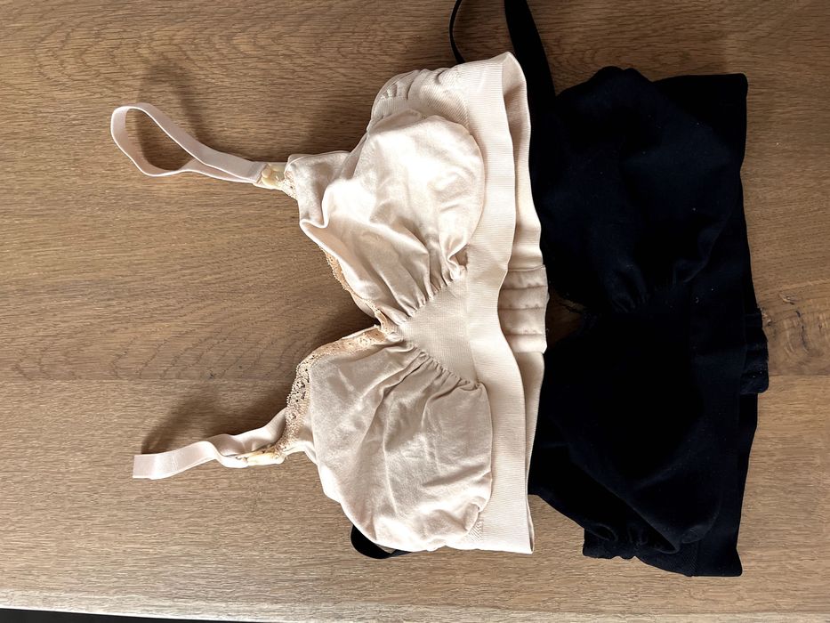 Сутиени за кърмене Miss Fit - черен и бежов