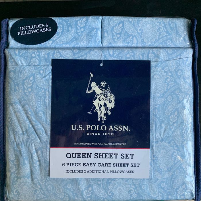 U.S. Polo assn • Комплект чаршафи от 6 части