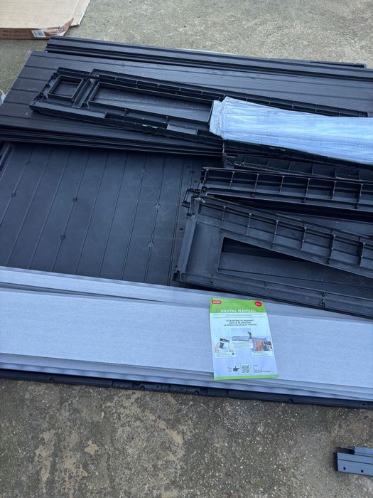 Magazie din plastic gri KETER Artisan 77, 214 x 218 cm