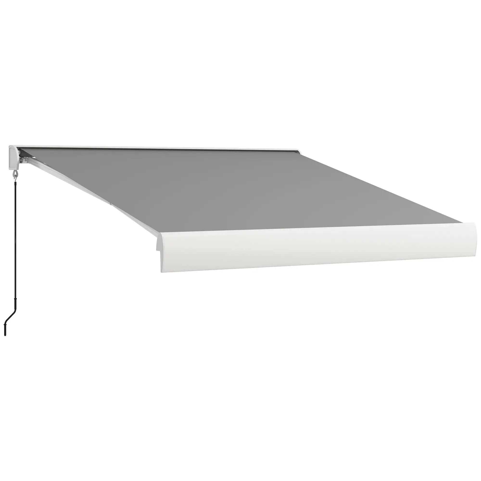 Тента Outsunny, електрическа/ръчно прибираща се,  3 x 2,5 м