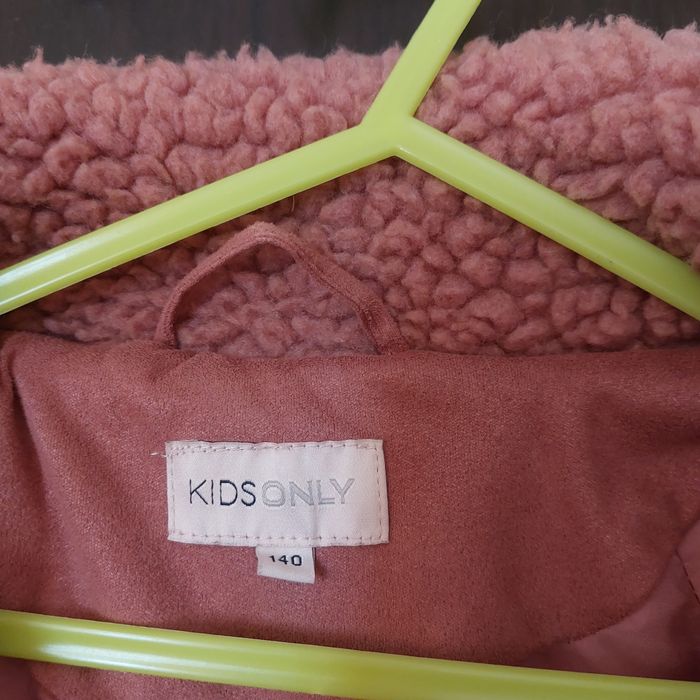 Розово палто 140см