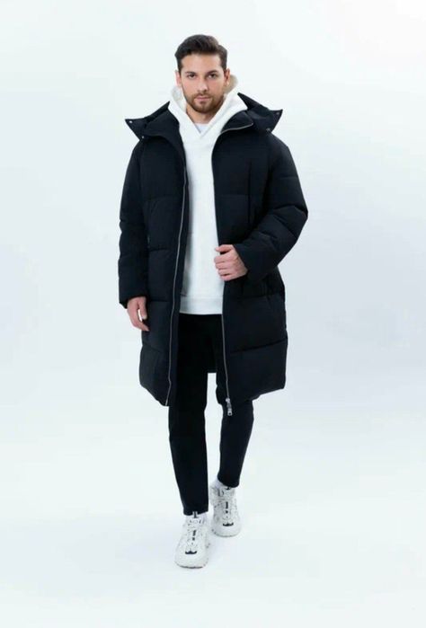 Куртка зимняя мужская удлиненная