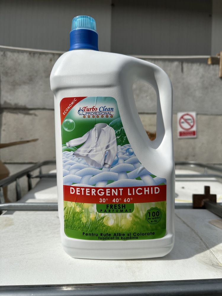 Detergent Lichid fresh 5 litri rufe Albe si Colorate