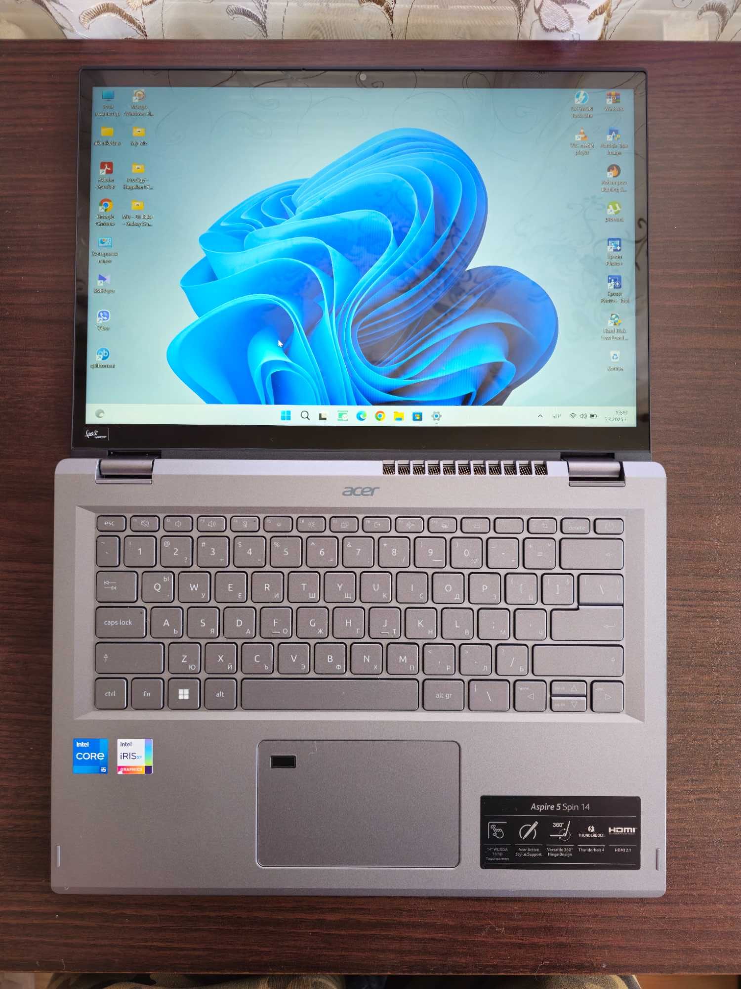 лаптоп Acer Aspire 5 Spin 14
