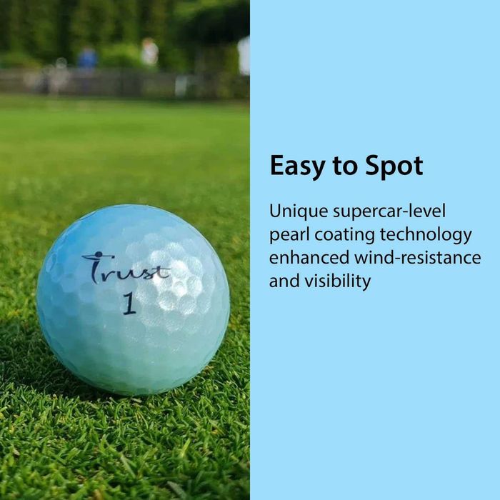 Trust Aurora Blue, топки за голф от 3 части