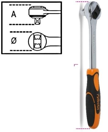 Clichet reversibil Beta 920/55