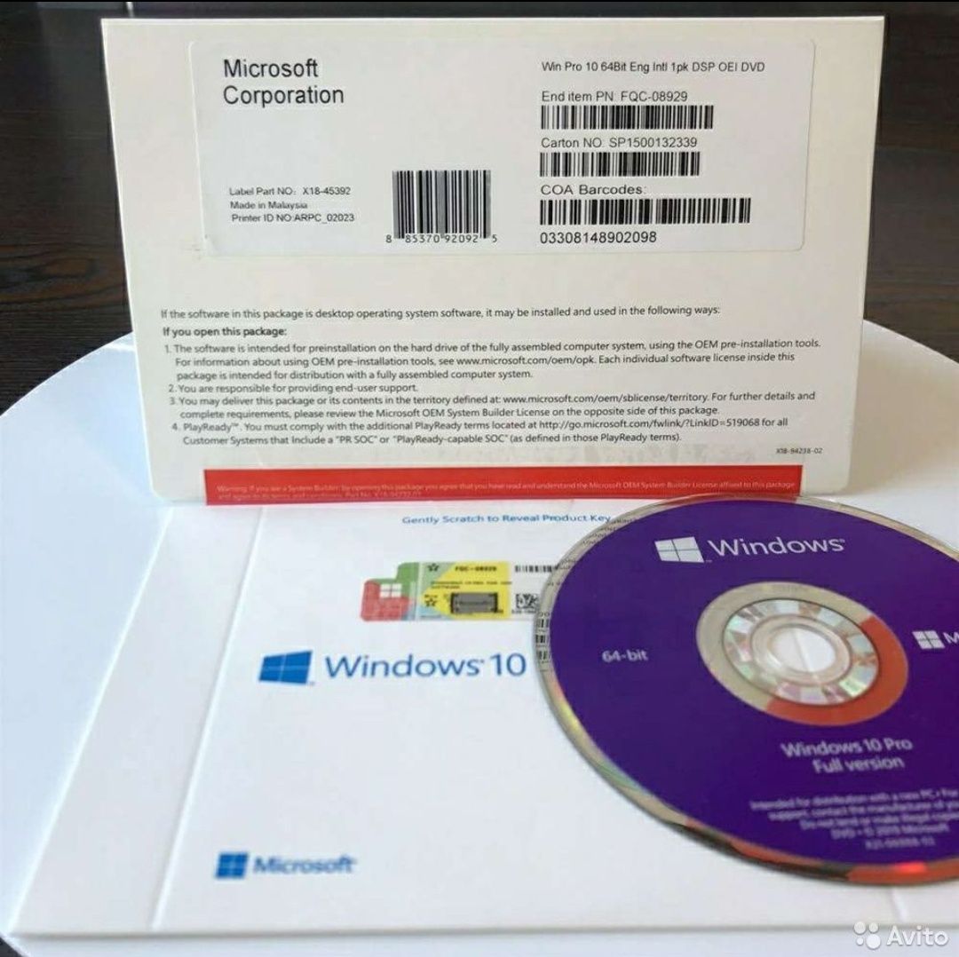 Лицензионный Windows 10 Pro/ 11 Pro/ Home/ Установка/ Гарантия/ ВЫЕЗД
