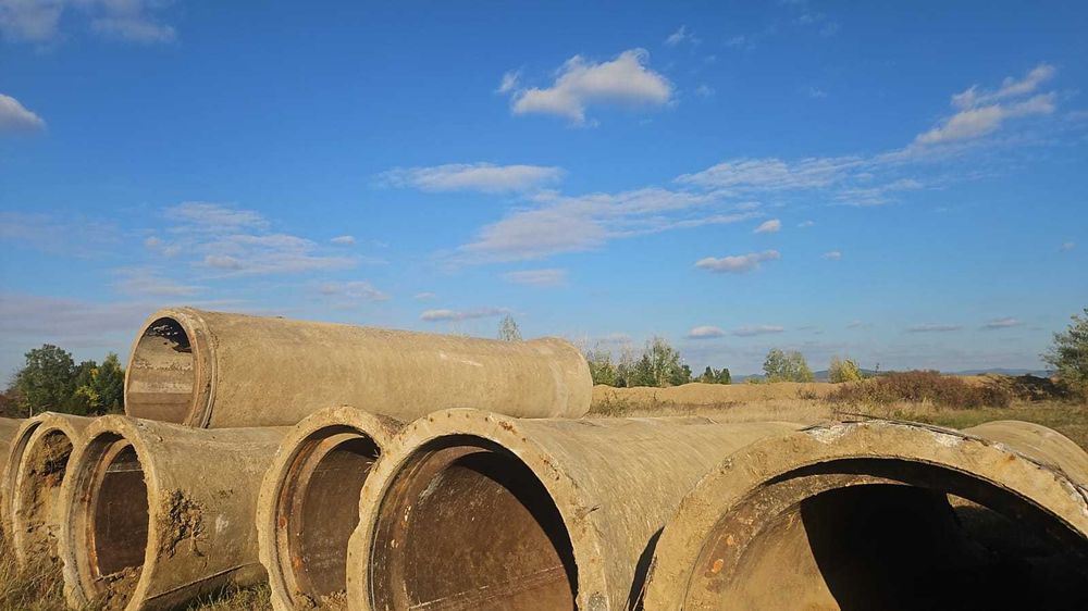 Tuburi de beton 1000 mm si 1200 mm diametru 6 metri lungime