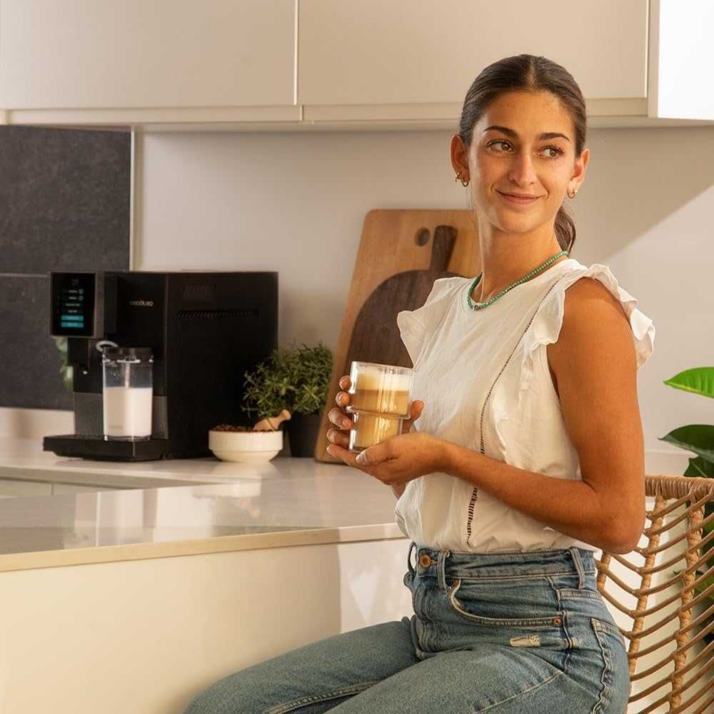 Кафеавтомат Cecotec Cremmaet Compactccino (Черно Сребро) 1350W