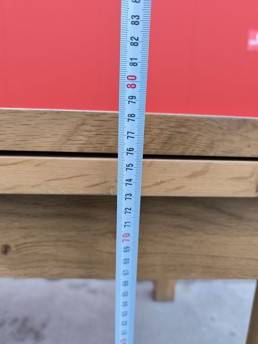 Масивна маса от Дъб+ пейка 2.80м