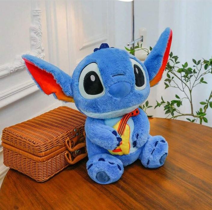 Голям плюшен Стич, 50см Голяма плюшена играчка Стич, Лило и Стич плюше