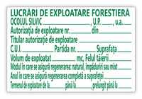 Panou Lucrări de exploatare forestieră - Partizi - Parchet