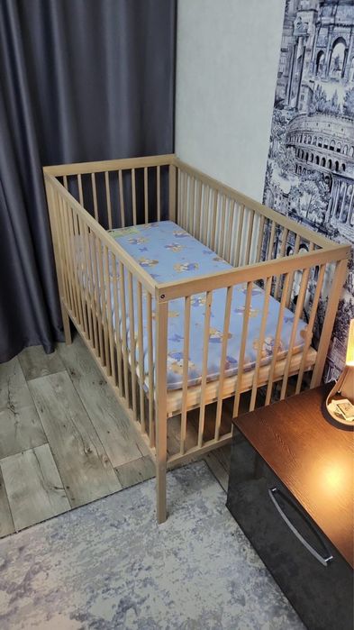 Детская кровать ИКЕА с матрасом