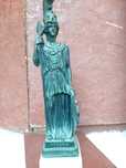 Statuie Atena din cupru