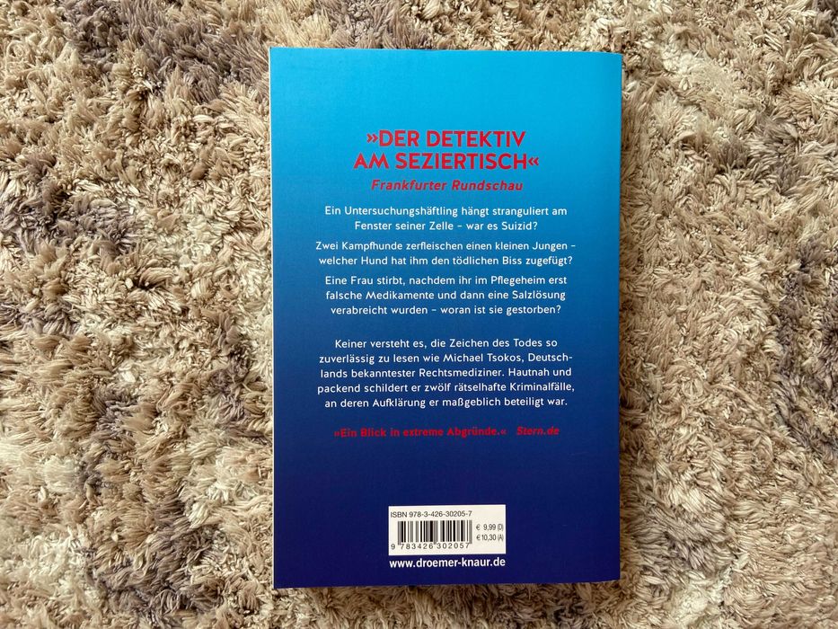 Die Zeichen des Todes (Rechtsmedizin) - немска книга, съдебна медицина