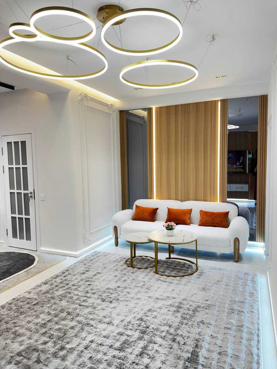 2-ком квартира, ЖК FDG Parkent Plaza, 2/15, 45 м², мебель, техника