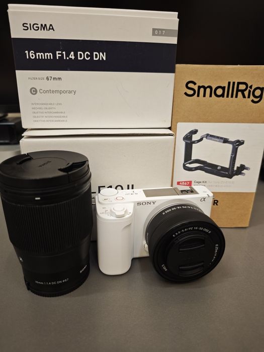 Sony ZV-E10 II+ два объектива