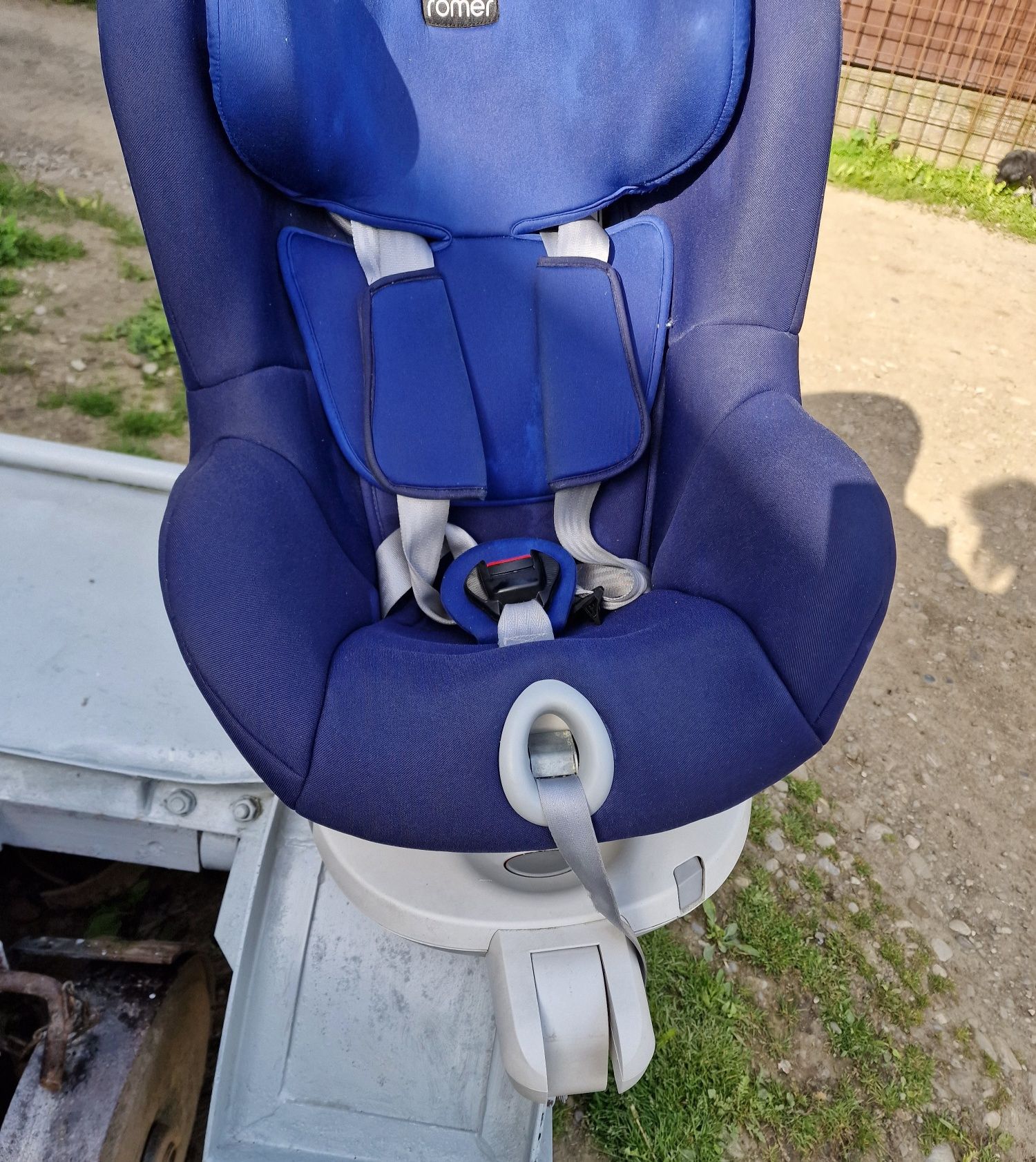 Scaun auto ISOFIX Britax Romer Dualfix Ocean Blue, 0-18 kg, Albastru