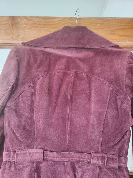 Geaca piele intoarsa ONLY mov