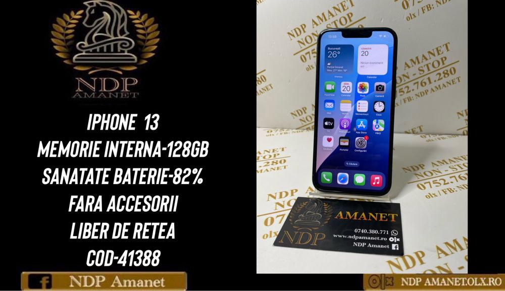 NDP Amanet Braila Iphone 13 128gb (41388)