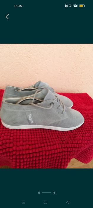 Ghete noi Bugatti piele întoarsă nr 42 bărbați