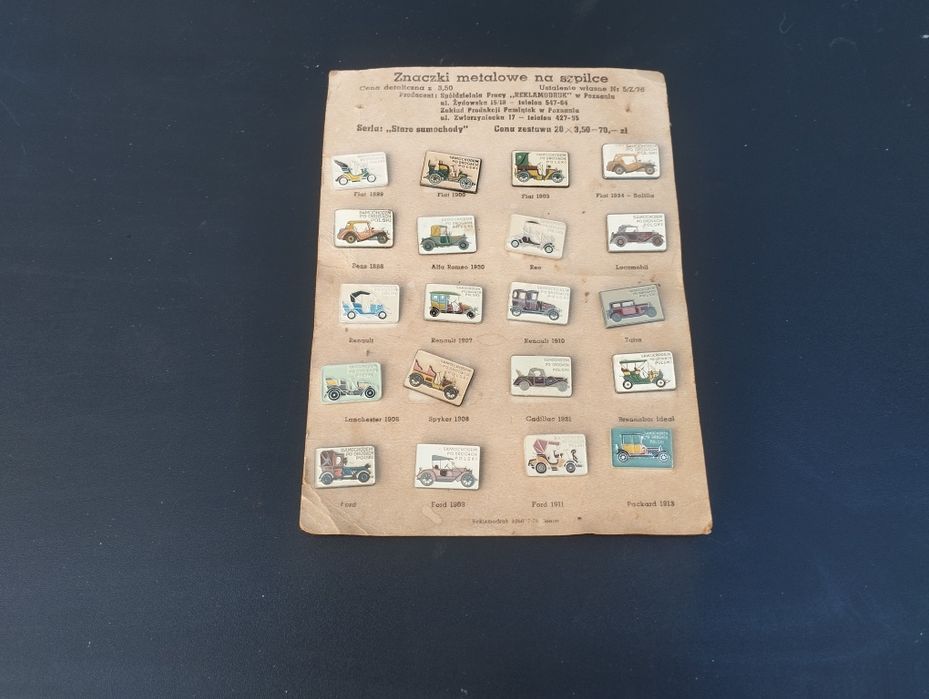 Колекция значки „Стари коли " Полша 1976
