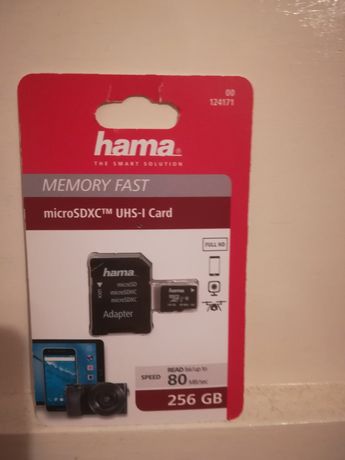 Card memorie microsd 256GB Hama nou sigilat clasa 10 uhs 1