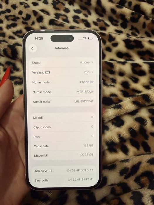 Iphone 15 128GB Pink Impecabil